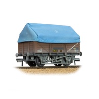 Bachmann OO 5 Plank China Clay Wagon BR Bauxite (TOPS) With Hood [W]