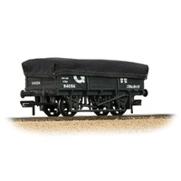 Bachmann OO 5 Plank China Clay Wagon GWR Grey with Tarpaulin Cover