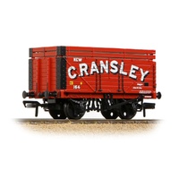 Bachmann OO 7 Plank Wagon with Coke Rails 'New C. Ransley' Red