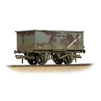 Bachmann OO BR 16T Steel Mineral Wagon Top Flap Doors BR Grey (Early) [W]