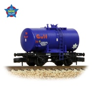 Bachmann N 14T Anchor-Mounted Tank Wagon 'Gulf' Blue