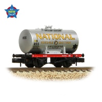 Bachmann N 14T Anchor-Mounted Tank Wagon 'National Benzole' Silver