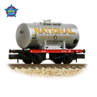 Bachmann N 14T Anchor-Mounted Tank Wagon 'National Benzole' Silver