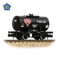 Bachmann N 14T Anchor-Mounted Tank Wagon 'Fina' Black