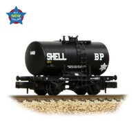 Bachmann N 20T Anchor-Mounted Tank Wagon 'Shell/BP' Black