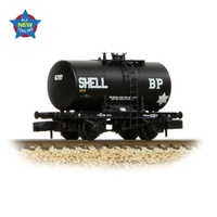 Bachmann N 20T Anchor-Mounted Tank Wagon 'Shell/BP' Black