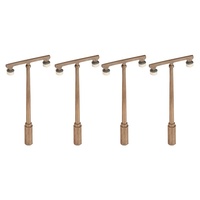 Bachmann N Concrete Platform Lamps (x4)