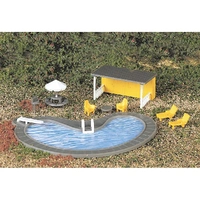Bachmann HO Swimming Pool & Accessories Scenery Kit