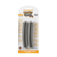 Bachmann N 19 Radius Curves E-Z Track (6) BAC-44804