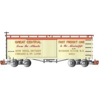 Bachmann HO Old-Time Box Car - New York Central & Hudson River