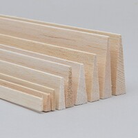 Balsa Trailing 1/4x3/4x36 / 6.5x19.0x915mm (Red) BAL-3126