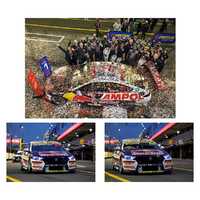 Biante 1/18 Holden ZB Commodore - Red Bull Ampol Racing - Van Gisbergen/Whincup - 2021 Teams Championship Winner Twin Set