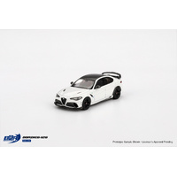 BBR 1/64 Alfa Romeo Giulia GTAm White Diecast Model Car