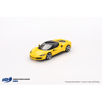 BBR 1/64 Ferrari 296 GTB Giallo Modena Diecast Model Car