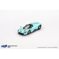 BBR 1/64 Ferrari Daytona SP3 Light Blue Diecast Model Car