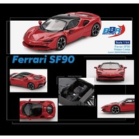 Bburago 1/64 Ferrari SF90 Rosso Corsa Diecast Model Car