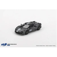 BBR 1/64 Ferrari 296 Speciale Grigio Silverstone Opaco Diecast Model Car