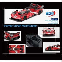 bbr 1/64 Ferrari 499P Modificata Rosso Corsa Diecast Model Car