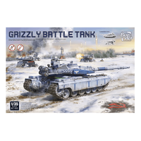 Border Model 1/35 Grizzly Battle Tank Plastic Model Kit