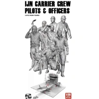 Border Model 1/35 IJN Carrier Crew Pilots & Officers Plastic Model Kit