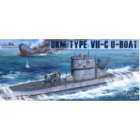 Border Model 1/35 DKM Type VII-C U-Boat Plastic Model Kit [BS-001]