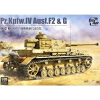 Border Model 1/35 Panzer IV F2 & G, 2 in 1 Plastic Model Kit [BT004]