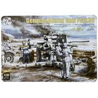 Border Model 1/35 88mm Gun Flak36 Anti-aircraft Artillery Plastic Model Kit [BT013]