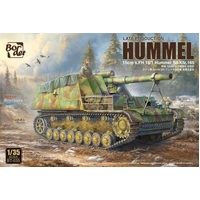Border Model 1/35 15cm s.FH 18/1 Hummel Sd. Kfz. 165 Late Production Plastic Model Kit