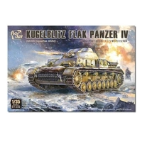 Border Model 1/35 Kugelblitz Flak Panzer IV (MK103 Doppelflak 30mm) Plastic Model Kit