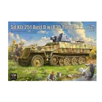 Border Model 1/35 Sd.Kfz.251 Ausf.D w/ R35 Turret Plastic Model Kit