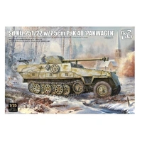 Border Model 1/35 Sd.Kfz.251/22 w 7.5cm PaK 40 "Pakwagen" Plastic Model Kit