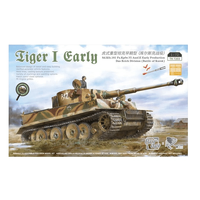Border Model 1/72 Tiger I Early Sd.Kfz.181 Pz.Kpfw.VI Ausf.E Early Production Das Reich Division Plastic Model Kit