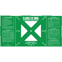 Flames of War: Green Double-width Artillery Template (Imperial)