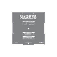 Flames of War: Artillery Template (etched)