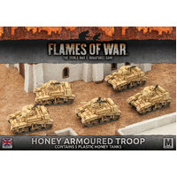Flames of War: British: Honey Armoured Troop (Plastic)