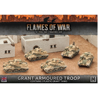 Flames of War: British: Grant Armoured Troop (Plastic)