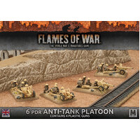 Flames of War: British: 6pdr Anti-tank Platoon (Plastic)