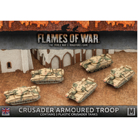 Flames of War: British: Crusader Armoured Troop (Plastic)