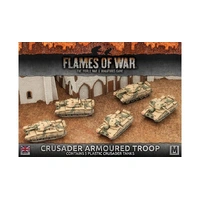 Flames of War: British: Crusader Armoured Troop (Plastic)