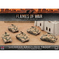 Flames of War: British: Sherman Armoured Troop (Plastic)