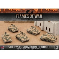 Flames of War: British: Sherman Armoured Troop (Plastic)