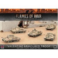 Flames of War: British: Valentine Armoured Troop (Plastic)