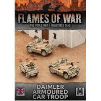 Flames of War Daimler Armoured Car Troop (x3)