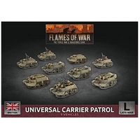 Flames of War: British: Universal Carrier Patrol (x9 Plastic)