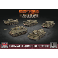 Flames of War: British: Cromwell Armoured Troop (x5 Plastic)