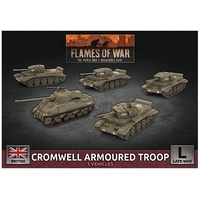 Flames of War: British: Cromwell Armoured Troop (x5 Plastic)
