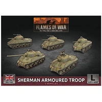 Flames of War: British: Sherman Armoured Troop (x5 Plastic)