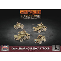 Flames of War Daimler Armoured Car Troop