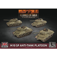 Flames of War: British: M10 SP Anti-Tank Troop (x4 Plastic)