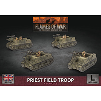 Flames of War: British: Priest Field Troop (x4 Plastic)